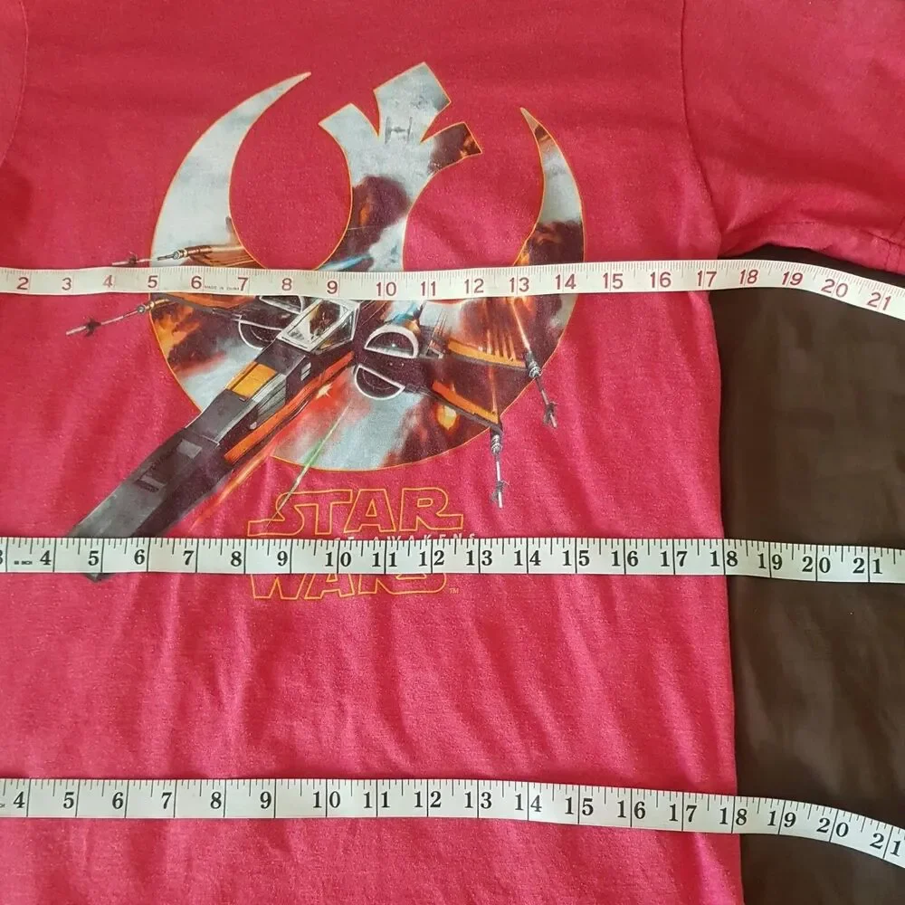 Stars Wars X-Wing T Shirt Sz Medium Sci-fi Movie Geek fan apparel Rebel Legion